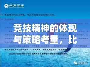 竞技精神的体现与策略考量，比赛中的竞技精神与策略选择