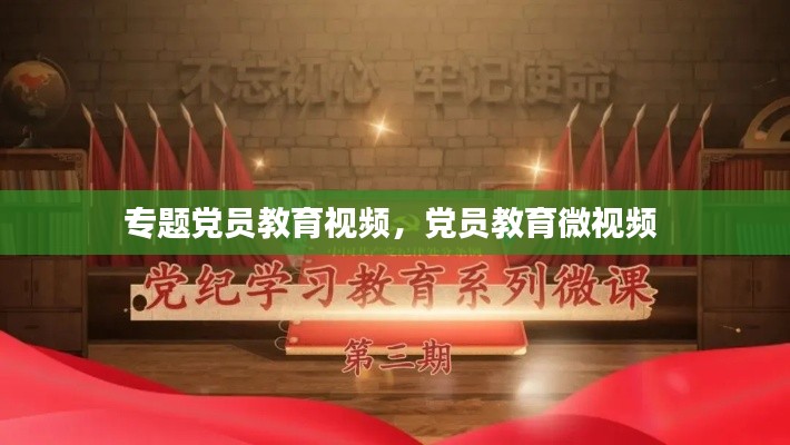 专题党员教育视频，党员教育微视频 