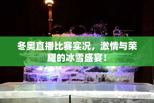 冬奥直播比赛实况，激情与荣耀的冰雪盛宴！
