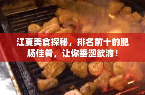江夏美食探秘，排名前十的肥肠佳肴，让你垂涎欲滴！