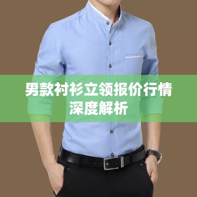 男款衬衫立领报价行情深度解析