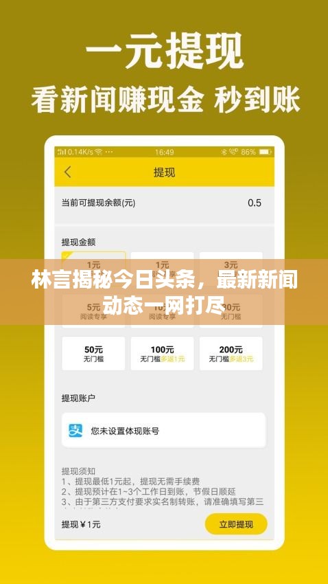 林言揭秘今日头条，最新新闻动态一网打尽