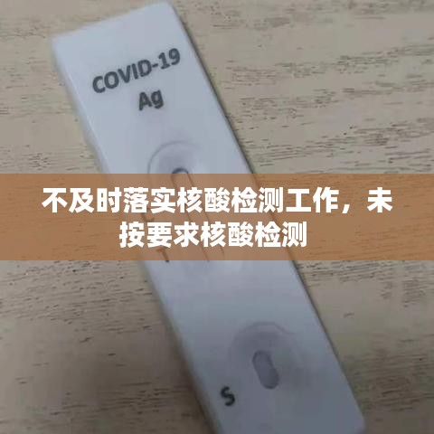 不及时落实核酸检测工作，未按要求核酸检测 