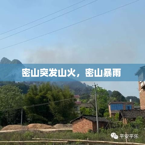 密山突发山火，密山暴雨 